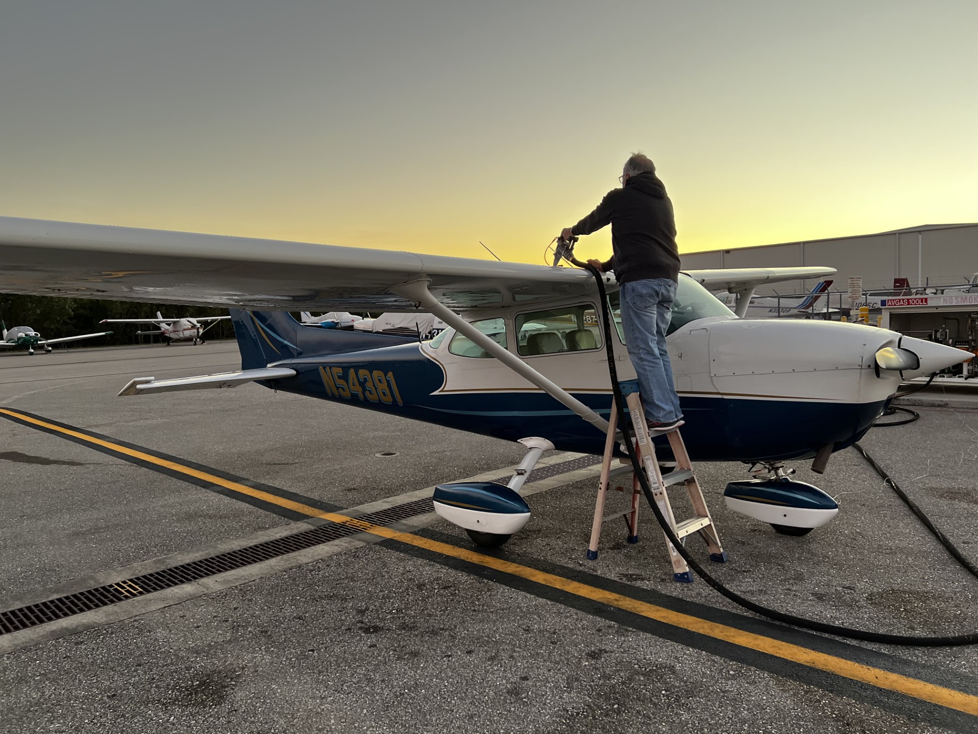 Before takeoff