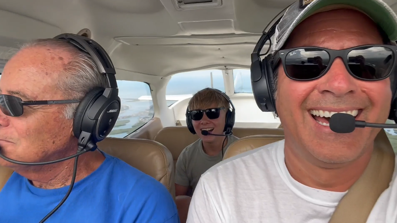 Towing Cessna N54381 out of the hangar